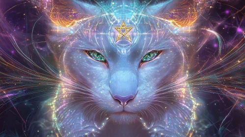 Astral Feline in a Galactic Realm