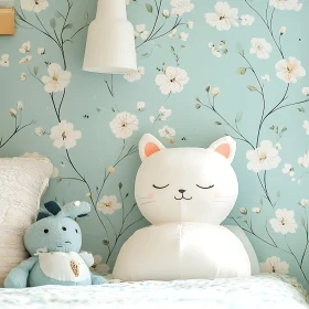 Adorable Nursery Decor with Stuffed Animals