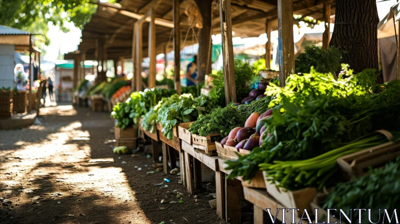 Vibrant Farmer's Market: A Feast for the Senses AI Image