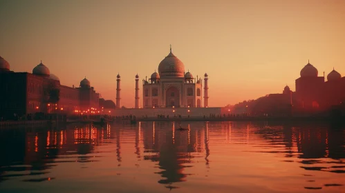 Sunrise in the Evening: Captivating Taj Mahal at City Known for Biblical Grandeur