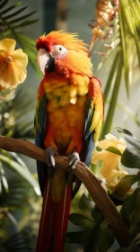 Vibrant Parrot in Tropical Environment | Zbrush and Daz3D Techniques