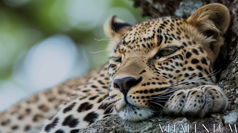 Close-up of a Majestic Leopard | Nature Photography AI Image