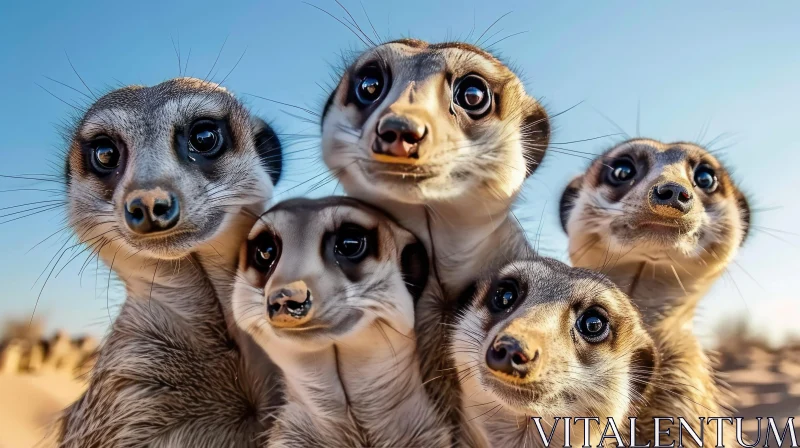 Captivating Meerkat Encounter - Nature's Curious Creatures AI Image