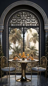 Captivating Ornate Dining Area: Eastern and Western Fusion