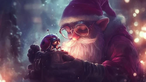 Magical Encounter: Gnome and Robotic Ladybug