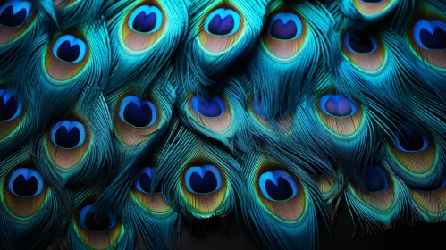 Peacock Plumage in Photorealism: A Study of Color and Pattern