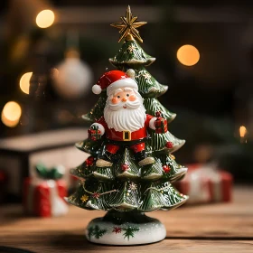 Christmas Decor: Santa Claus on Tree