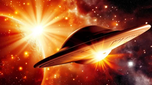 Alien Spaceship in the Universe: A Captivating Journey