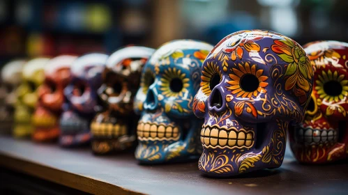 Colorful Mexican Sugar Skulls: A Critique of Consumer Culture