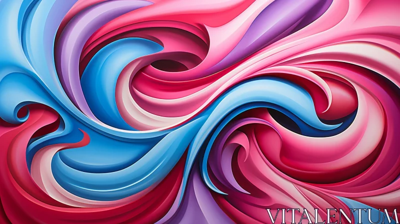 Energizing Abstract Painting for Home and Office Decor AI Image