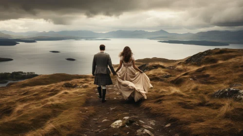 Majestic Scotland Wedding Photography: Couple's Highland Trail Journey