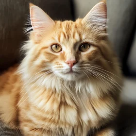 Orange Tabby Cat Portrait