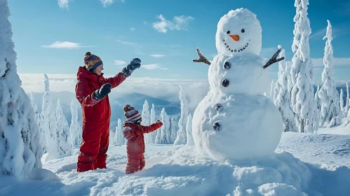 Family Fun in the Snowy Mountains