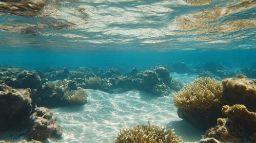 Vibrant Underwater Coral Ecosystem