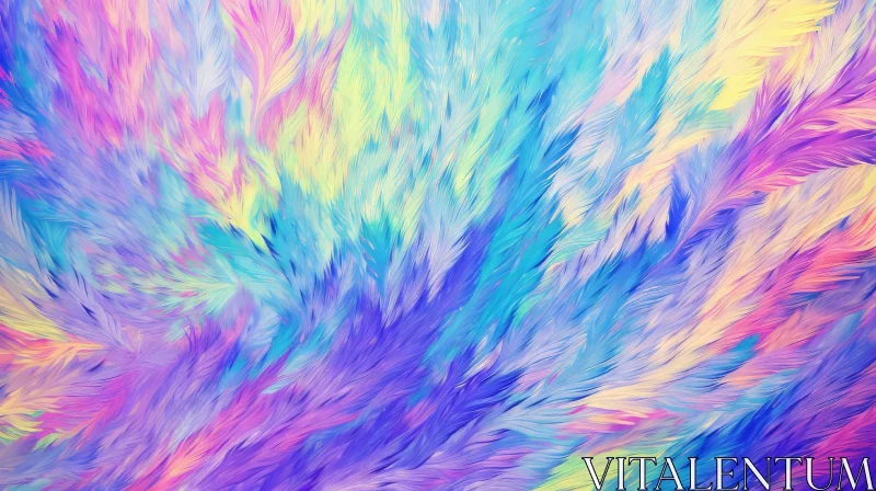 Soft Pastel Abstract Painting - Calming and Soothing Artwork AI Image