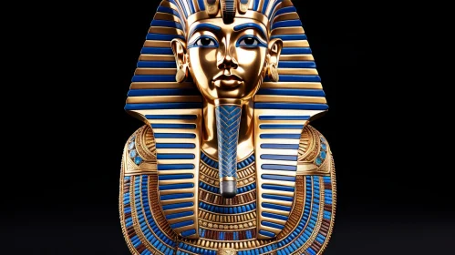 Golden Mask of Tutankhamun: Ancient Egyptian Pharaoh's Iconic Artifact