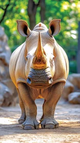 Rhinoceros in Natural Habitat