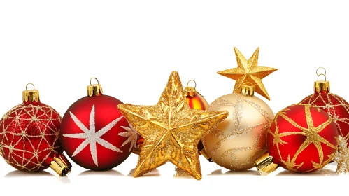 Holiday Decorations: Stars and Baubles