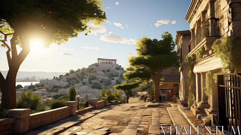 Assassin's Creed Cityscape: A Greek Art and Architecture Masterpiece AI Image