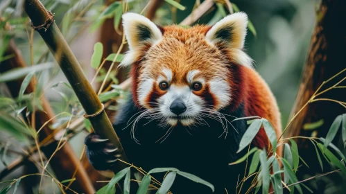 Close-up of a Red Panda in a Tree | Wildlife Photography