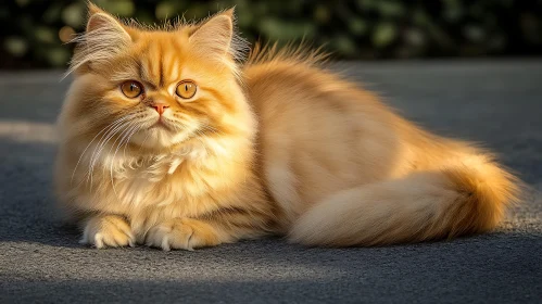 Regal Orange Persian Feline