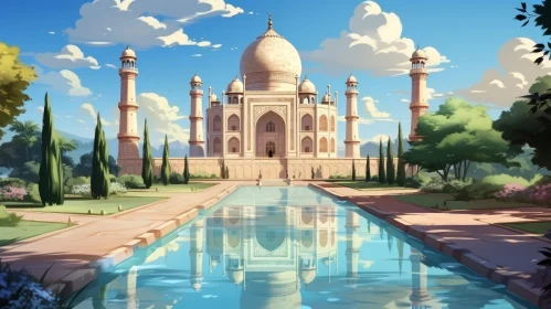Taj Mahal: Iconic White Marble Mausoleum in Agra, India