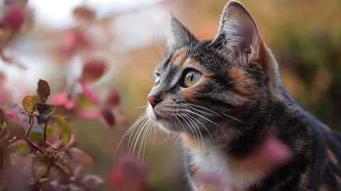 Autumn Cat Portrait