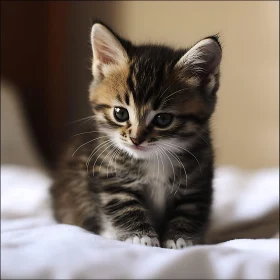 Heartwarming Image of a Cute Kitten