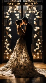 Romantic Wedding Scene with Baroque-Inspired Lighting