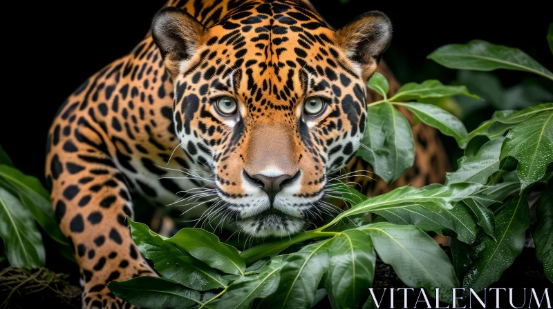 The Majestic Jaguar: A Powerful Predator of Central and South America AI Image