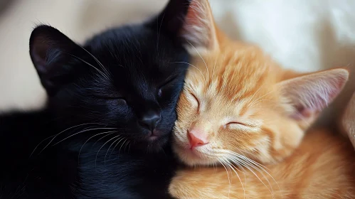 Cute Sleeping Kittens