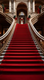 Opulent Baroque Staircase: A Grand Entrance to Extravagance