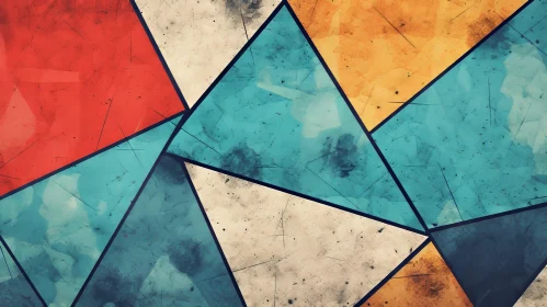 Colorful Abstract Triangle Background