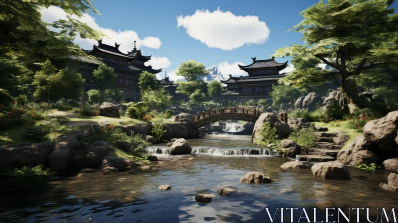 Australian Landscape in Asian-inspired Animation AI Image