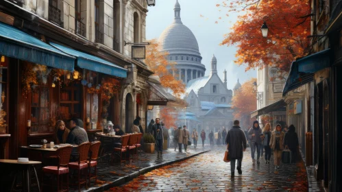 Autumn in Paris: A Timeless Street Scene