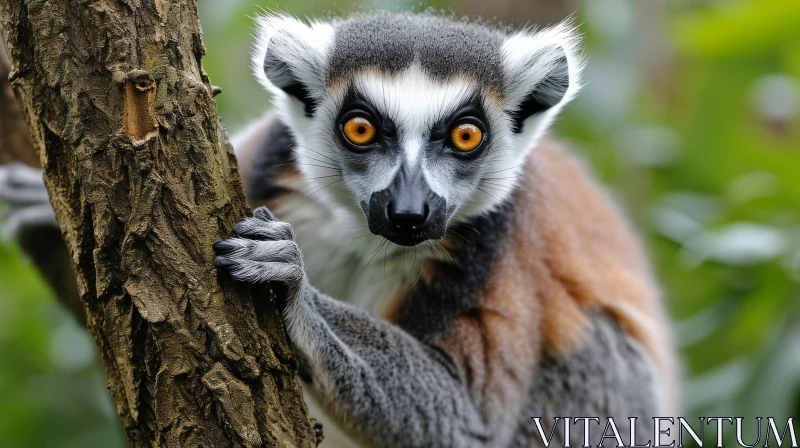 Captivating Image of a Lemur in Madagascar AI Image
