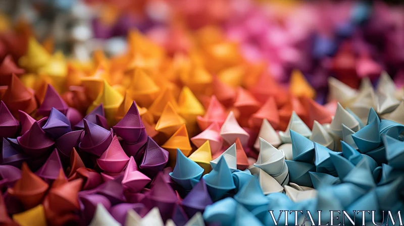 AI ART Colorful 3D Pyramids - Abstract Art