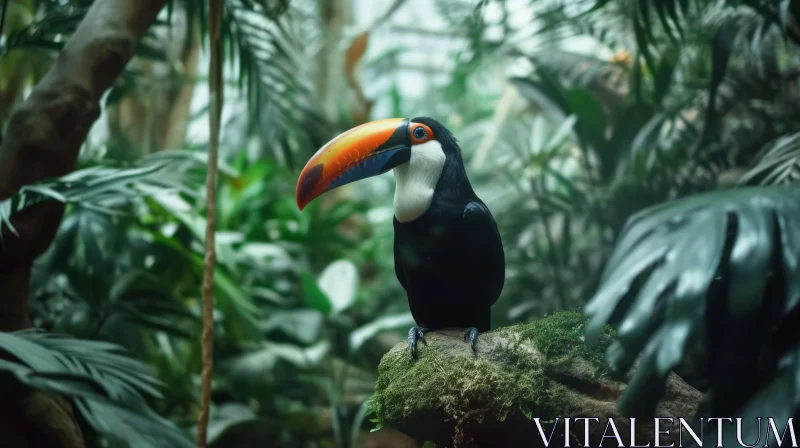 Graceful Toucan: A Captivating Image of Nature AI Image