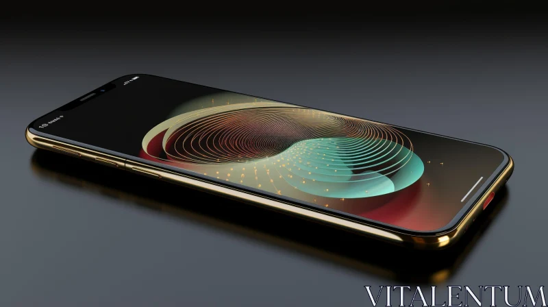 Abstract Colorful Smartphone Render AI Image