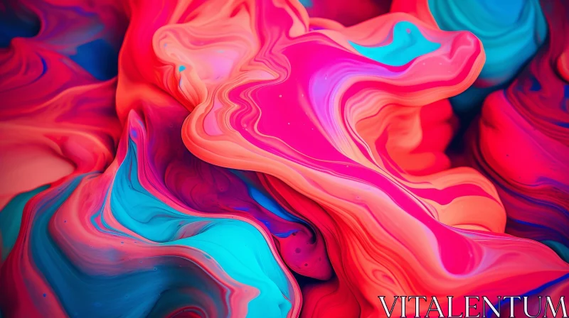 Colorful Abstract Painting - Energy and Vitality AI Image