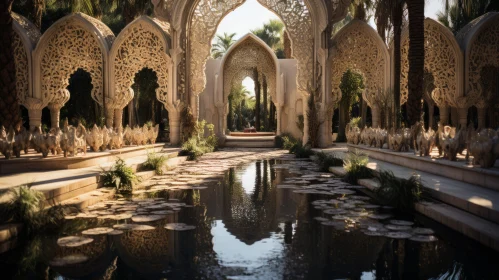 Arabian Nights: A Glimpse into an Enchanted Arched Structure