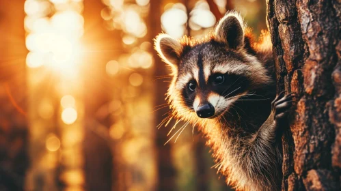 Enigmatic Raccoon Portrait in the Wild | Nature Photography