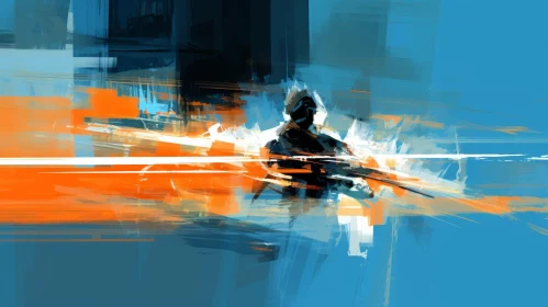 Samurai Warrior Digital Painting