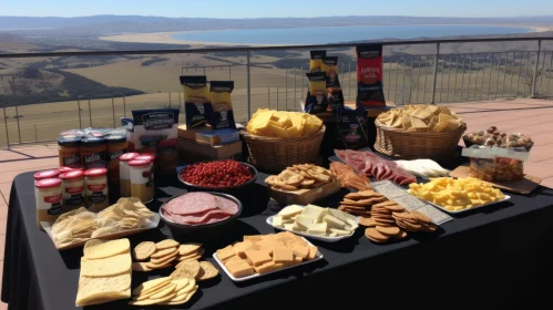 Monumental Picnic Table with Spectacular Snacks