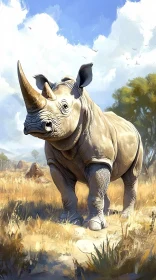 Rhinoceros in the Wild