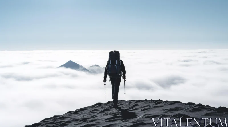 Majestic Mountain Summit: A Captivating Exploration AI Image