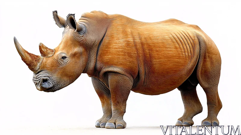 Wild Rhinoceros Image AI Image