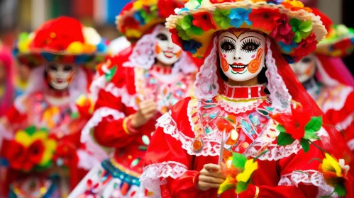 Colorful Mexican Costume Dance: A Fusion of Cultures