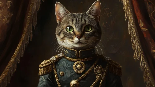 Noble Cat in Historical Costume