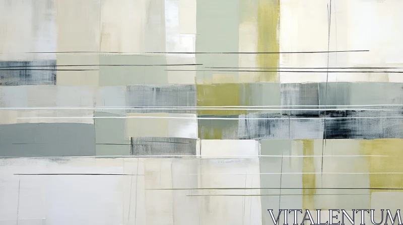 AI ART Harmonious Abstract Painting on Canvas